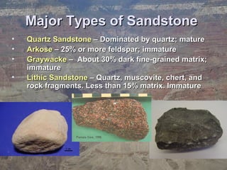 Sandstone Types In Usa Ch07 sedimentary rocks | PPT