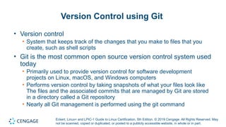 Powerpoint on Chapter 7 focusing on Linux BASH | PPTX