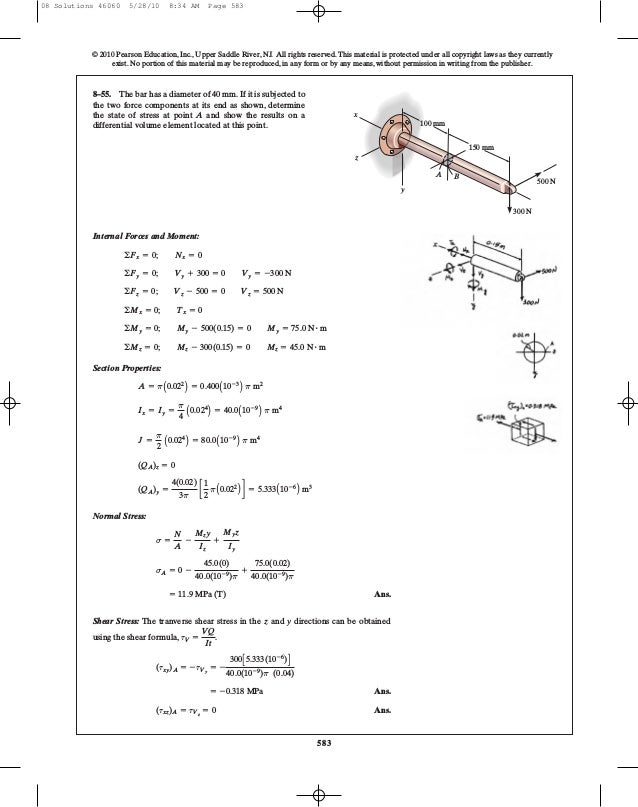Ch08 10 Combined Loads Amp Transformations