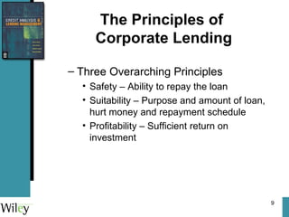Good Lending Principles Credit Management Chap 8 | PPT