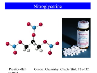 Nitroglycerine




Prentice-Hall   General Chemistry: ChapterSlide 12 of 32
                                           8
 