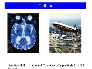 Helium




Prentice-Hall   General Chemistry: ChapterSlide 21 of 32
                                           8
 