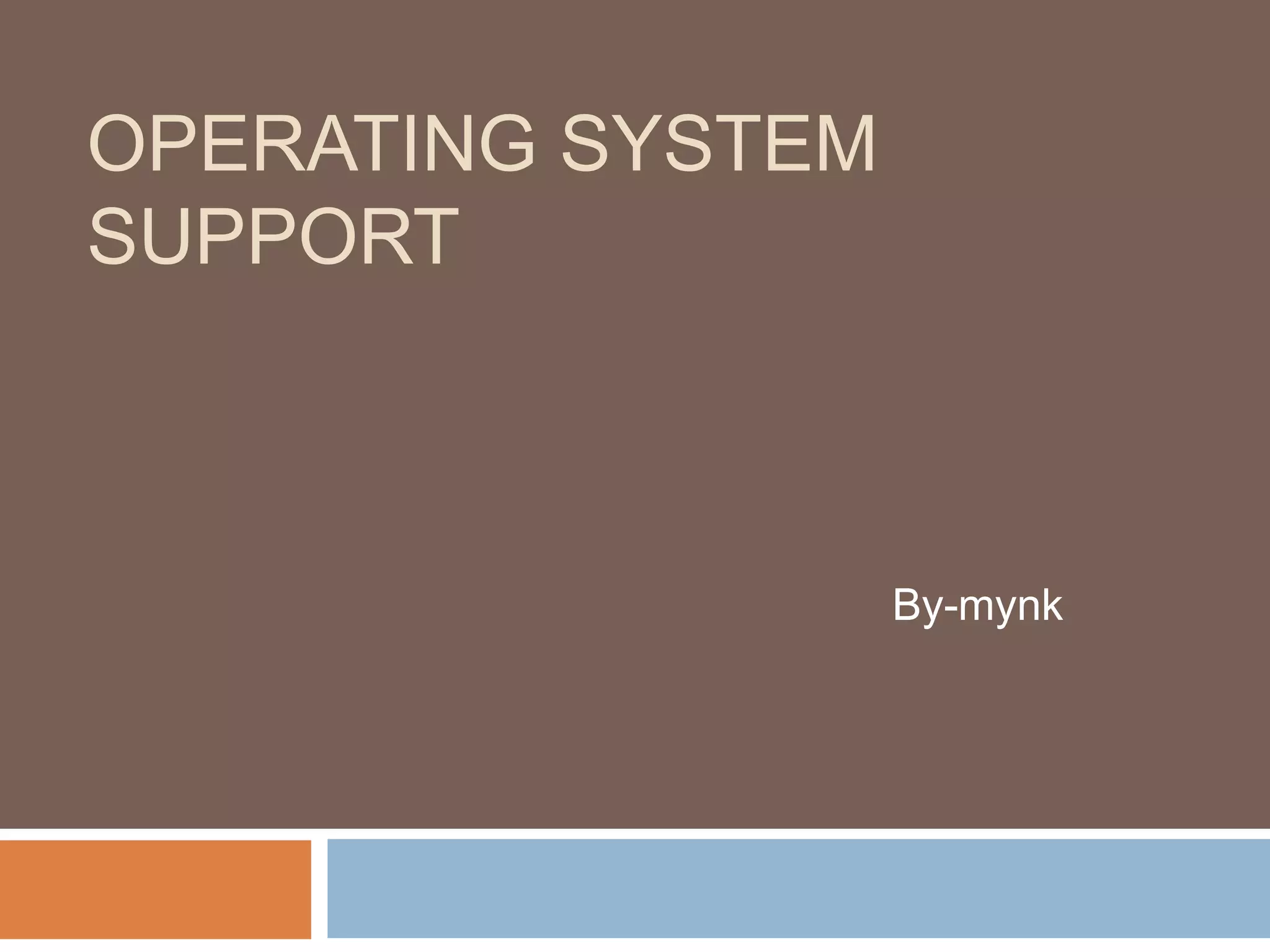 operating system | PPT