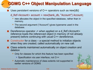 08. Object Oriented Database in DBMS | PPT