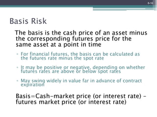 Risk Management: Financial Futures, Options, Swaps, and Other Hedging ...