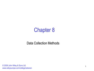 Comprehensive Guide to Data Collection Methods and Questionnaire Design ...