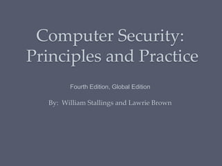 computer security principles and practice chapter 8 | PPTX