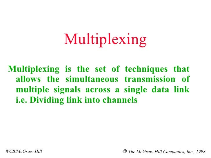 Multiplexing