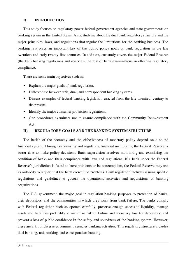 Chapter08 Bank Legislation and Regulation Report