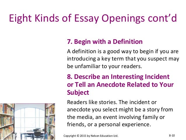 An interesting incident essay