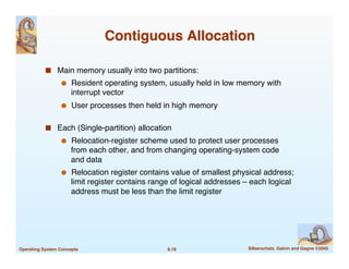 Comprehensive Overview of Memory Management in Operating Systems | PDF