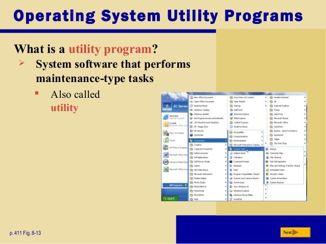 Operating System & Utility Programme