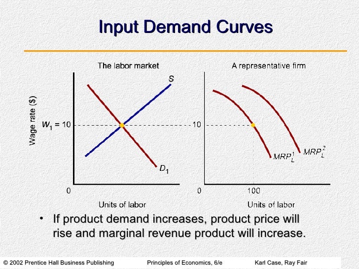 Input Demand The Labor and Land Markets