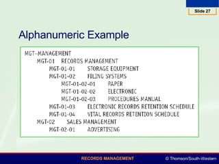 Alphanumeric Example 