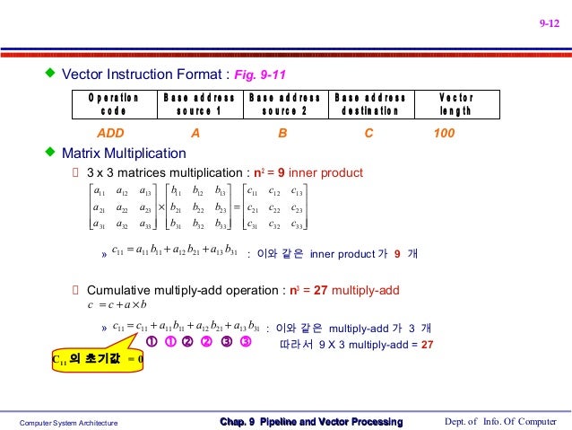 pipeline and vector processing