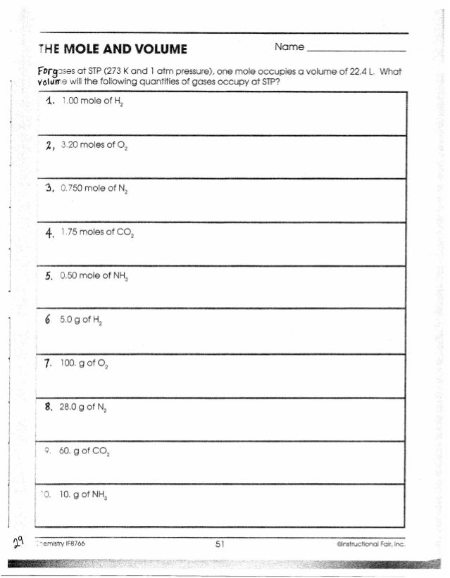Worksheets The Mole And Volume Worksheet the mole and volume worksheet pixelpaperskin collection of sharebrowse