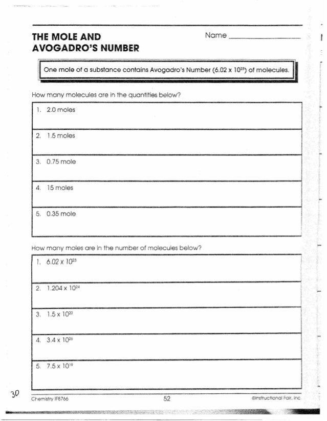 Worksheets The Mole And Volume Worksheet the mole and volume worksheet pixelpaperskin delibertad ch099 a ch06 if wkshts