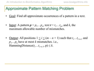 Ch09 combinatorialpatternmatching | PDF
