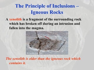 Igneous Rocks Inclusions Ch09 geologic time_fall2007 (1) | PPT