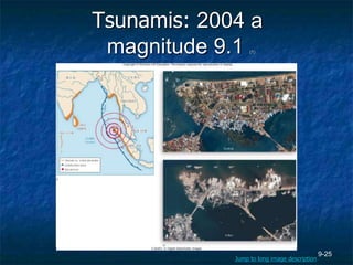 9-25
Tsunamis: 2004 a
magnitude 9.1 (1)
b (both): © Digital Globe/Getty Images
Jump to long image description
 