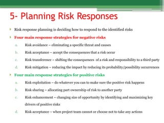 Respond To Risk Chapterita09 project risk management.pptx