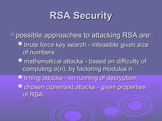 Comprehensive Overview of Public Key Cryptography and RSA Algorithm | PPT