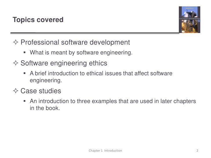 list of case study topics for software engineering