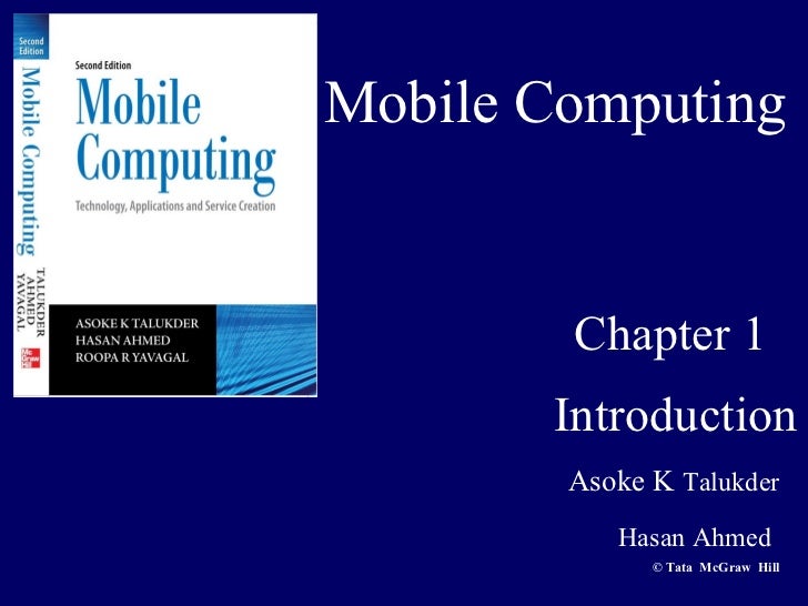 mobile computing asoke k talukder pdf