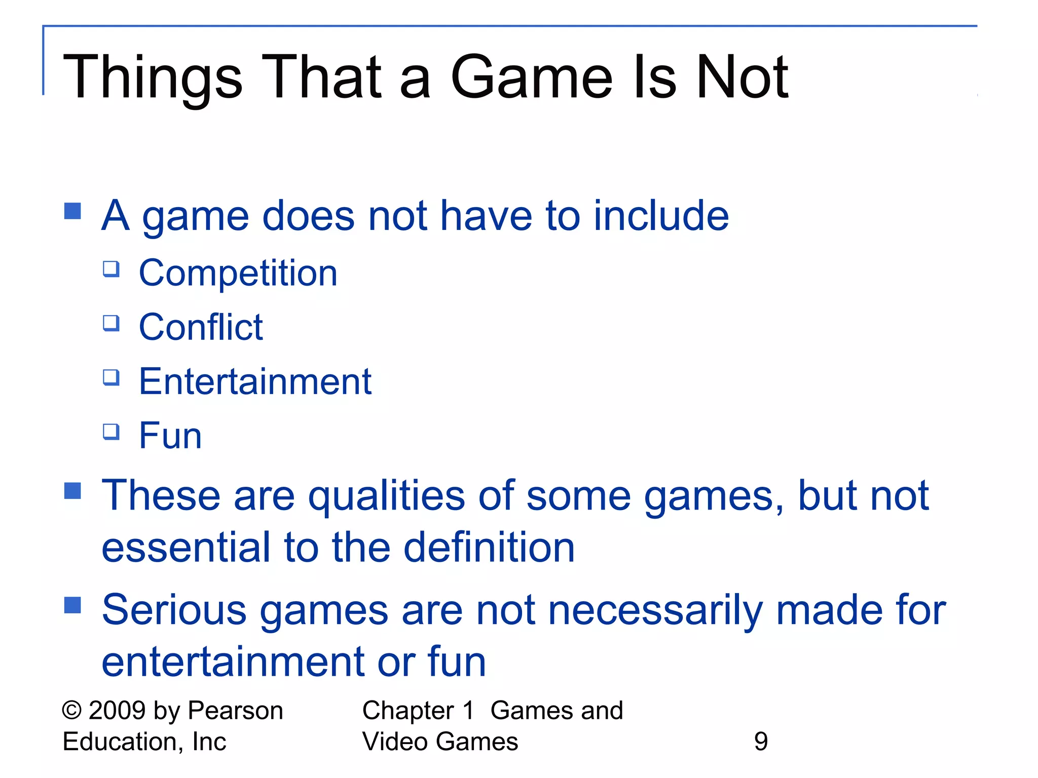 Fundamentals of Game Design - Ch1 | PPT