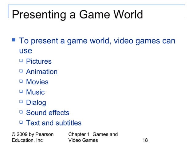 Fundamentals of Game Design - Ch1 | PPT