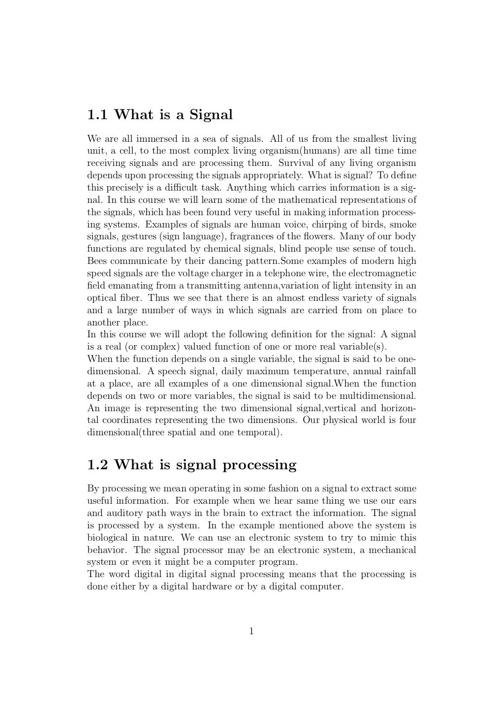 Digital signal processing introduction pdf