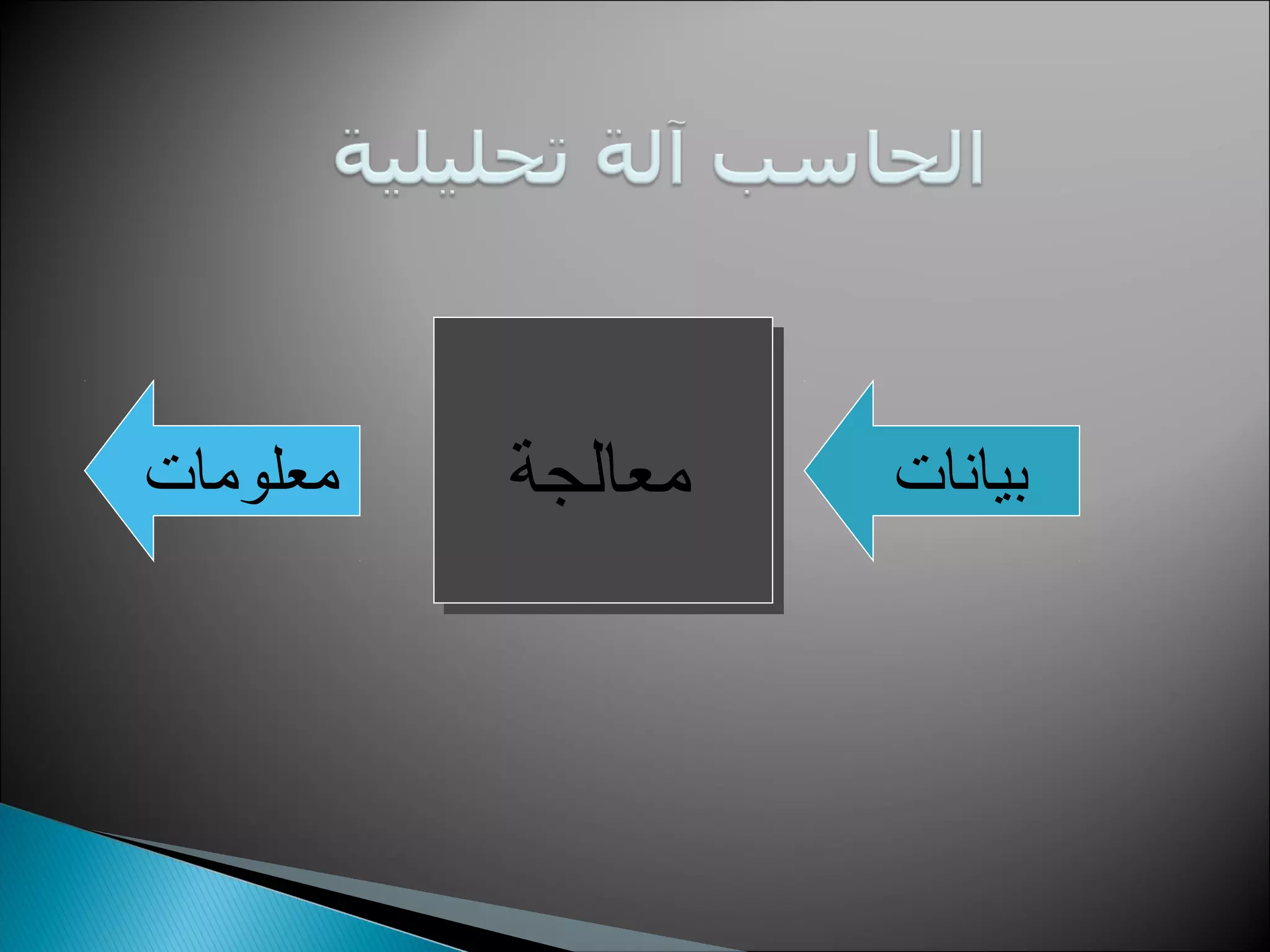 بيانات معالجة معلومات 
 