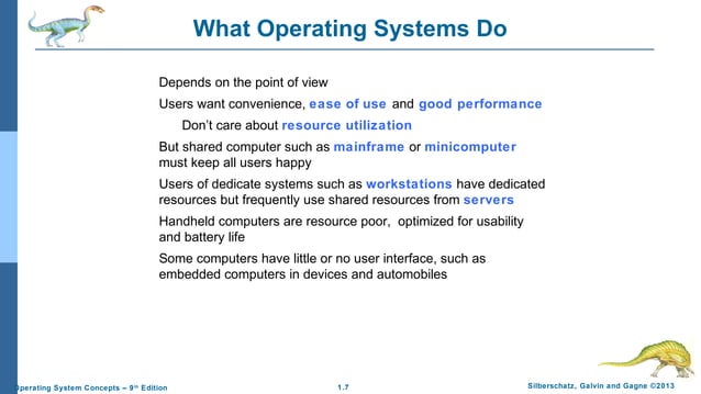 Chapter 1: Introduction to Operating System | PPT | Operating Systems ...