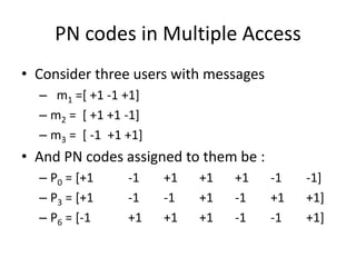Introduction to spred spectrum and CDMA | PPTX