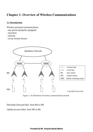 Overview of Wireless Communications | PDF