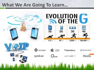 What We Are Going To Learn…