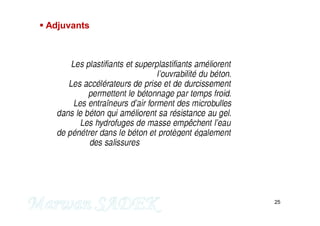25
 Adjuvants
M. SADEK
 