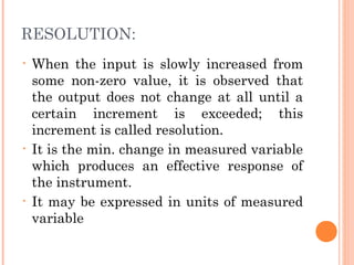 Instrument Resolution Example introduction to Mechanical Measurement and Metrology. | PPT