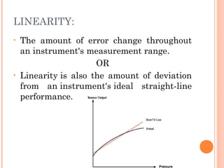 Linear Error Instrumentation introduction to Mechanical Measurement and Metrology. | PPT