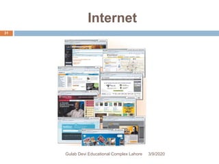 Internet
3/9/2020Gulab Devi Educational Complex Lahore
31
 