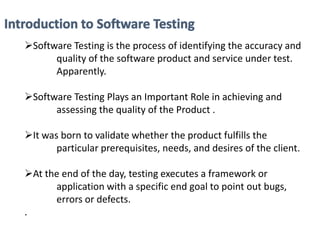 Software Testing | PPTX