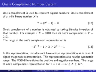 Binary Number System and Codes | PDF