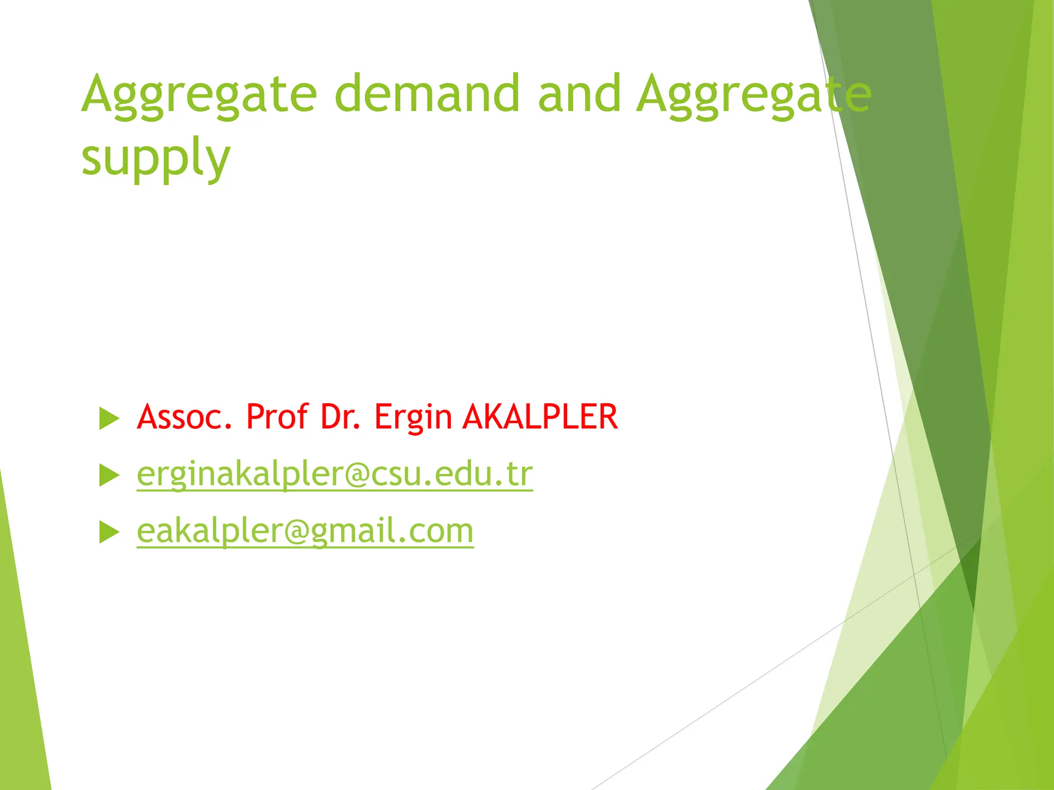 CH 1.1 Aggregate Demand & Aggregate Supply.ppt
