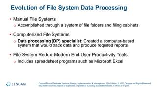Inforation Systems Chapeter 1 - Database systems | PDF