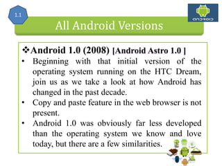 Introduction to Android Operating System | PDF