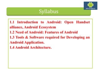 Introduction to Android Operating System | PDF