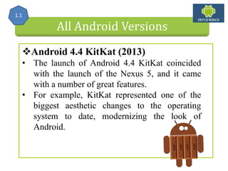 Introduction to Android Operating System | PDF