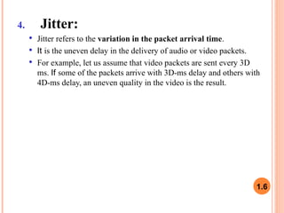 Video Jitter Example data communication and telecommunication CH_1.ppt