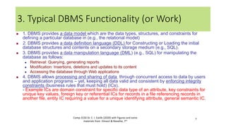 Update Dbms Database Management Systems - Lecture 1 (DBMS) | PDF