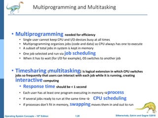 introduction to operating system- main concepts | PDF
